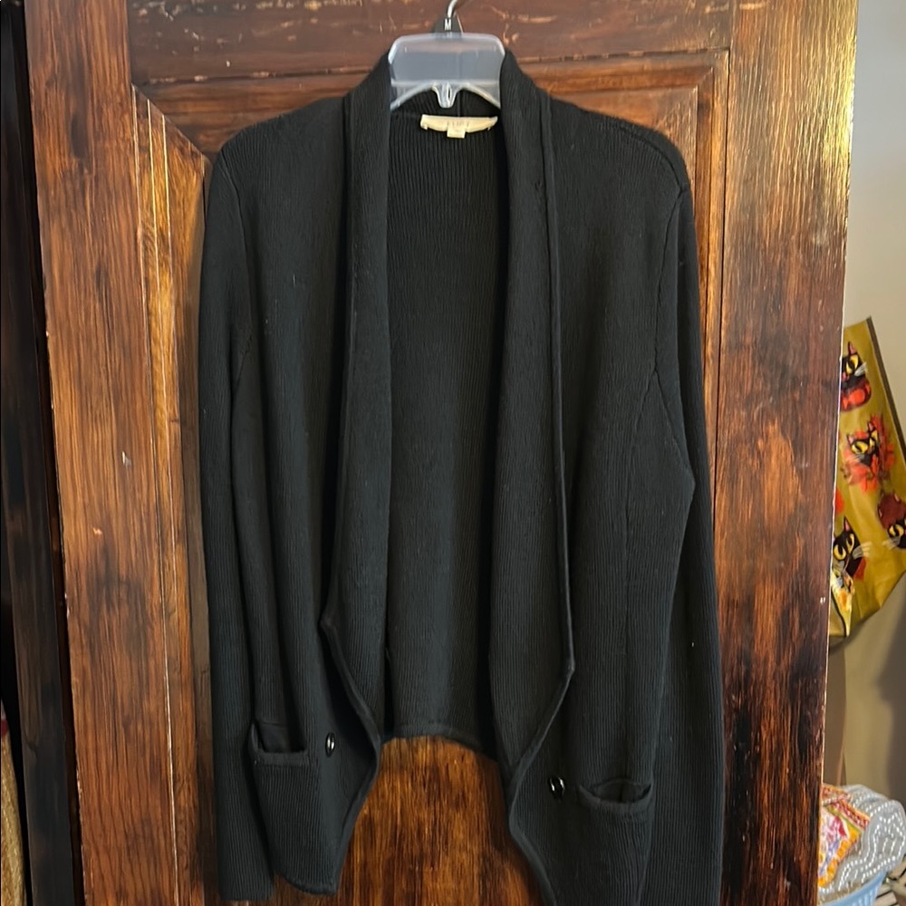 LOFT Black Cardigan Sweater